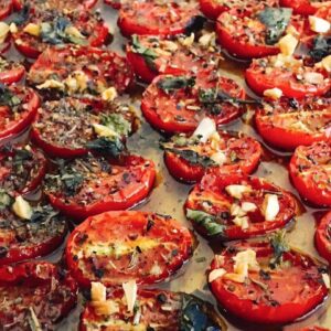 油封蕃茄製作過程
